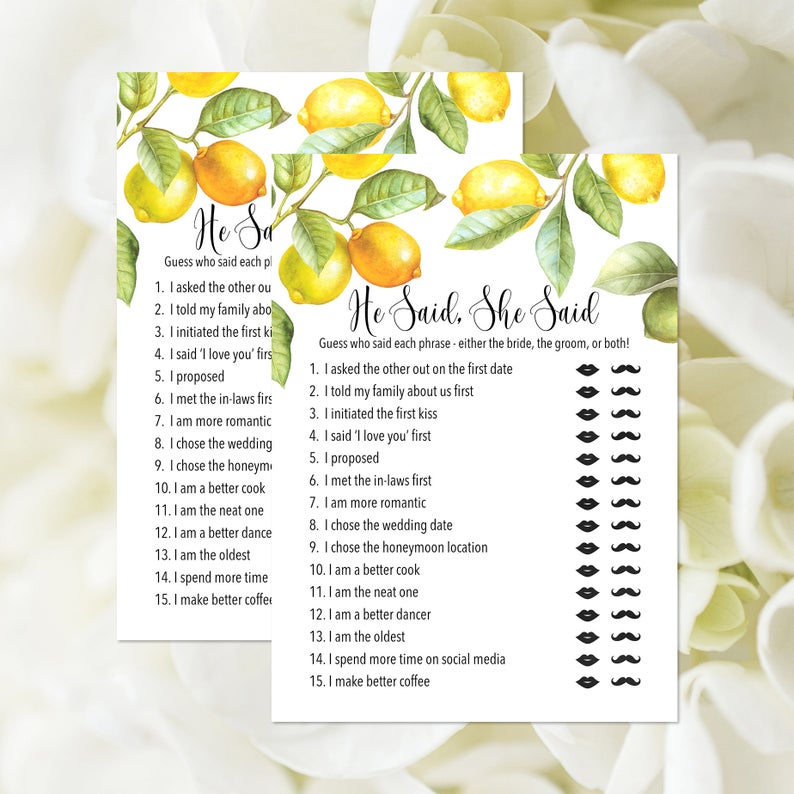 Floral Bridal Shower Games Bundle Pack Editable Instant 