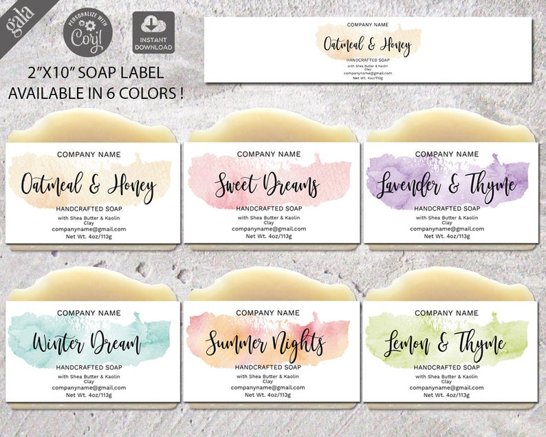 Custom Soap Labels, Print Custom Labels